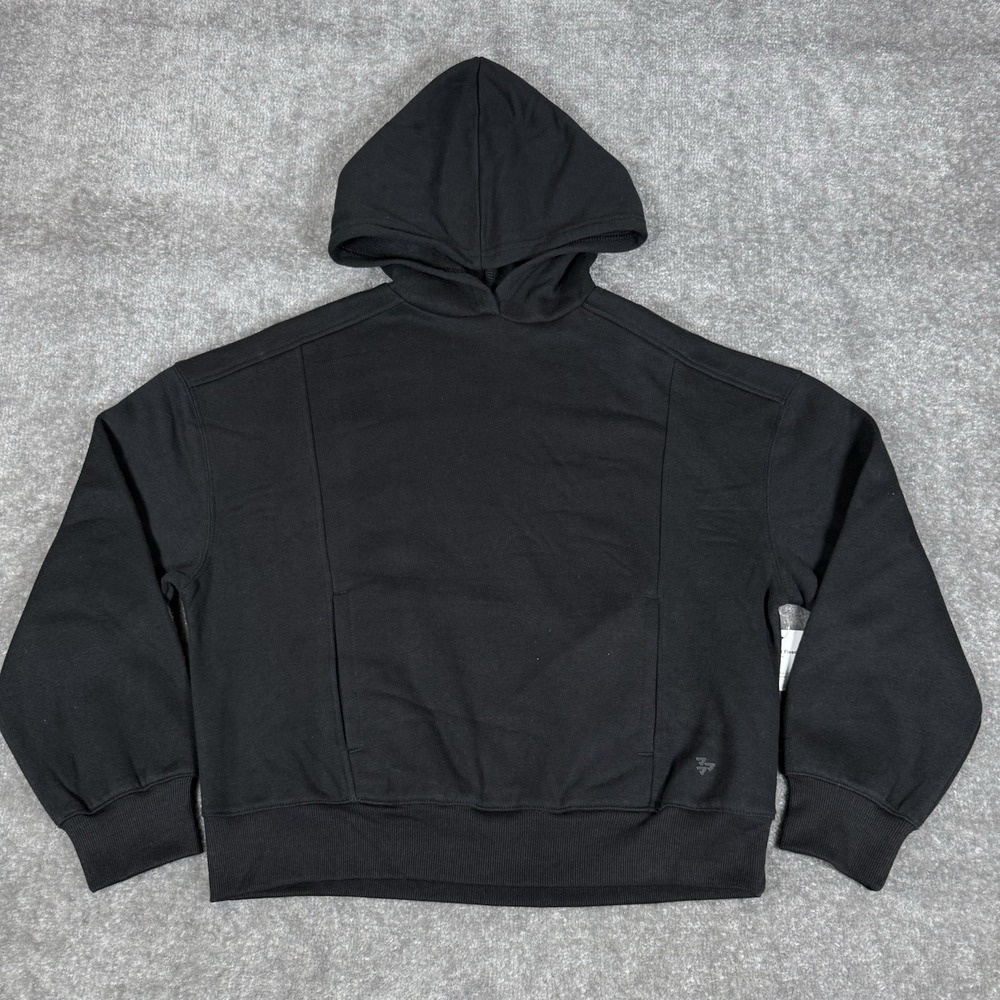 NWT Tech Gear Hoodie Girls Large 10/12 Black Ultra Soft Fleece‎ Pullover